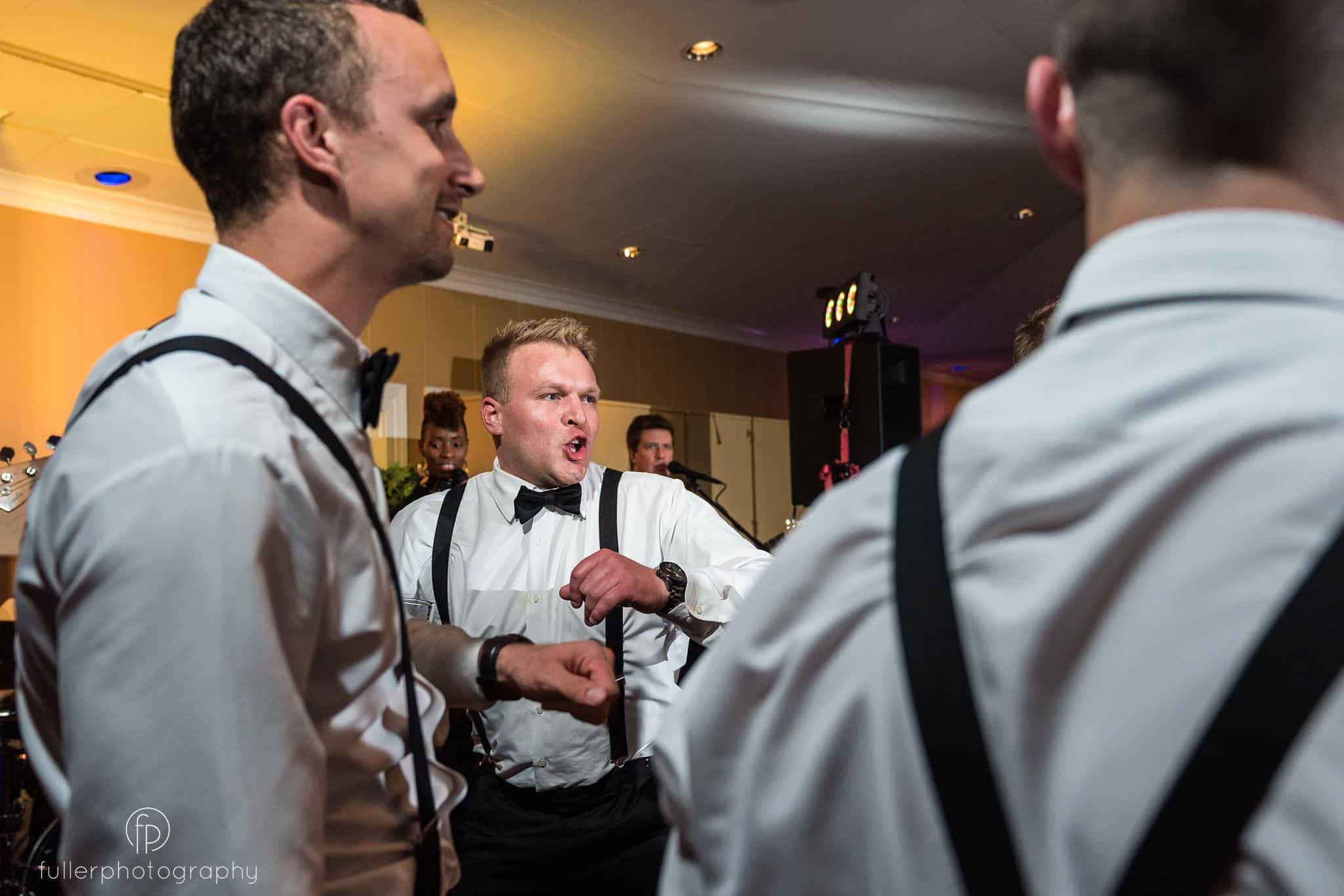 guests dancing on the dance floor of Penn Oaks