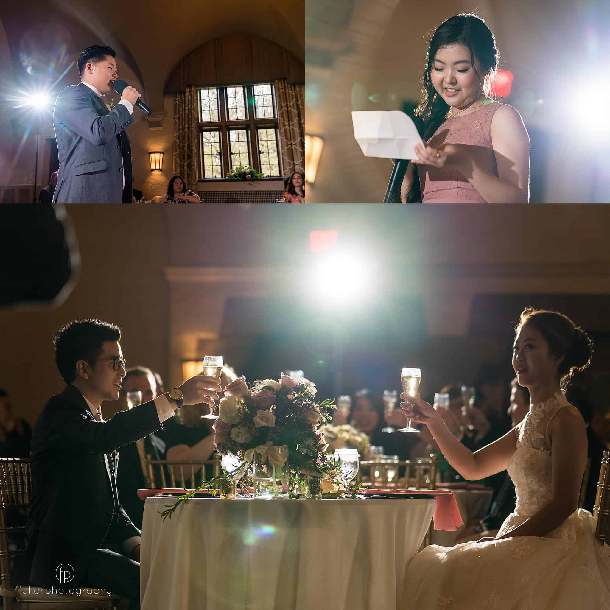 Best Man and Maid of Honor Speeches at Merion Tribute House Wedding